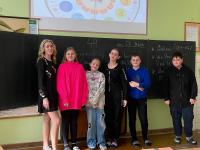 Den naruby - deváťáci v roli učitelů, Natálka Čermáková učila němčinu 